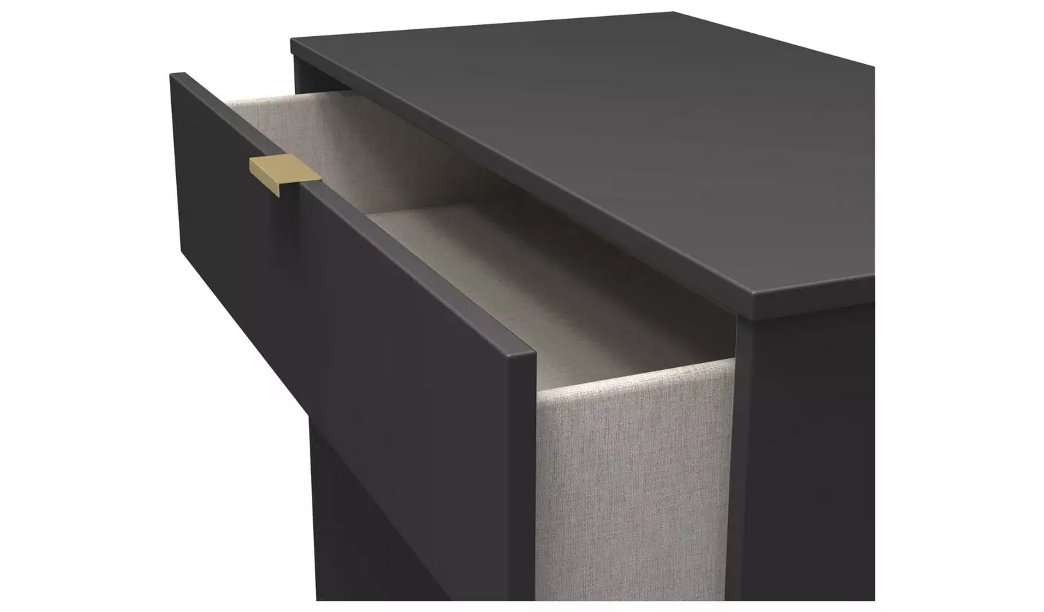 Livara Messina 4 Drawer Chest - Black