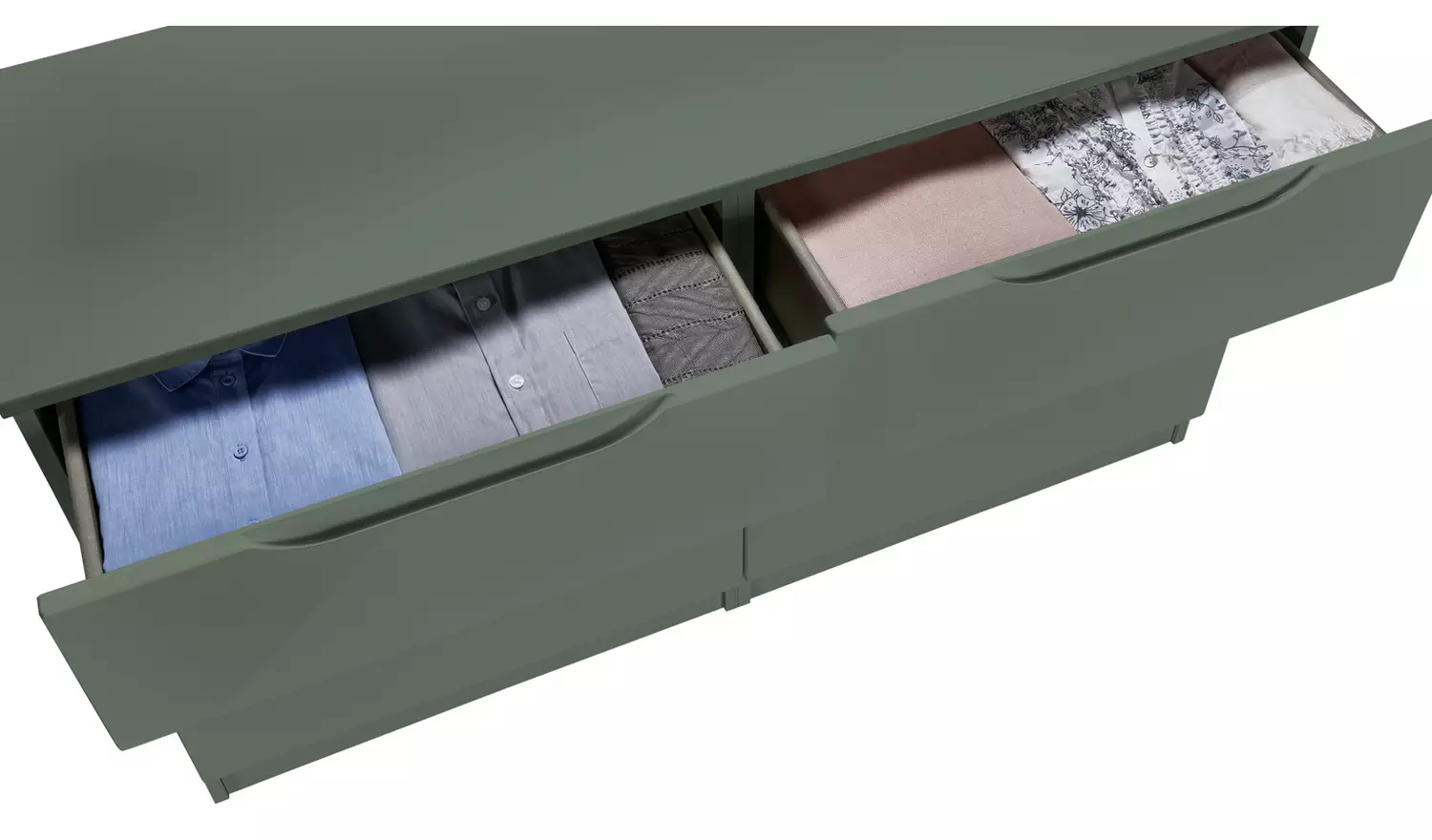 Legato 6 Drawer Chest - Green