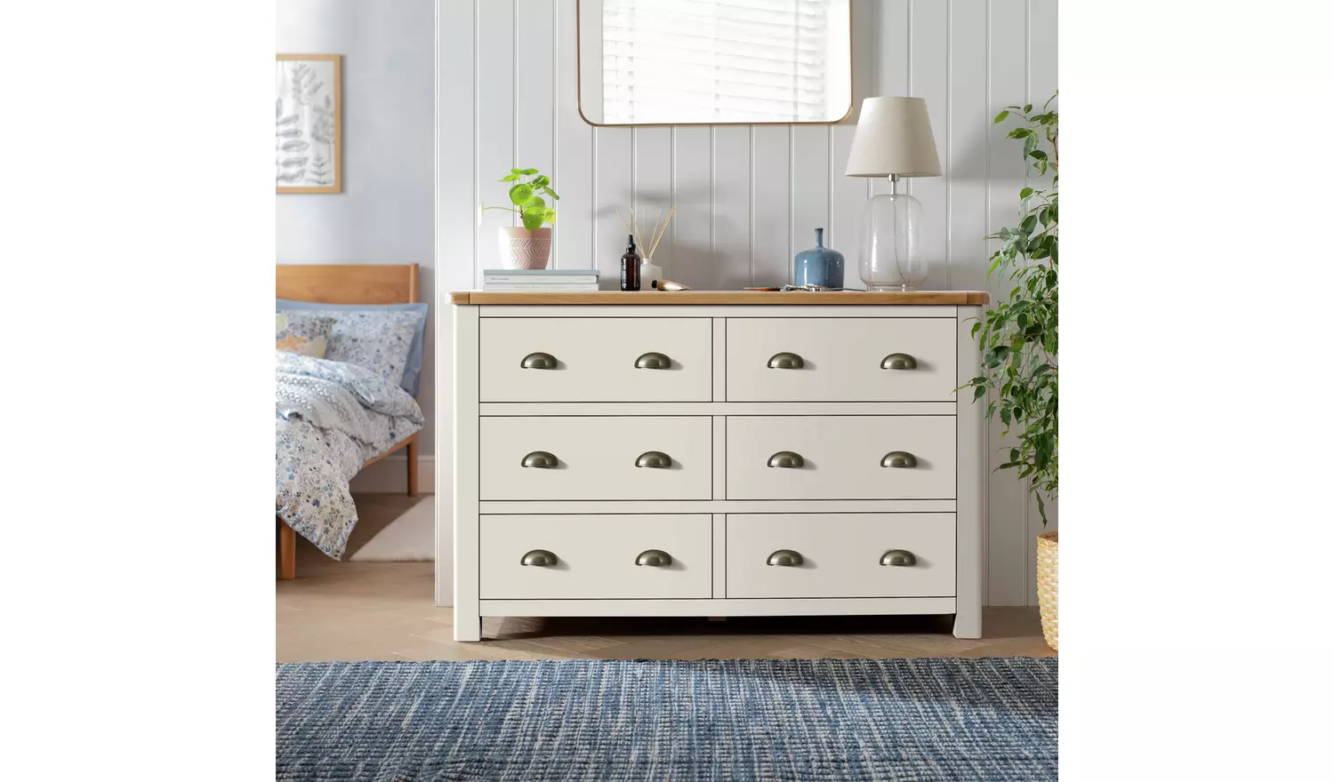 Argos Home Kent 6 Drawer Chest - Oak