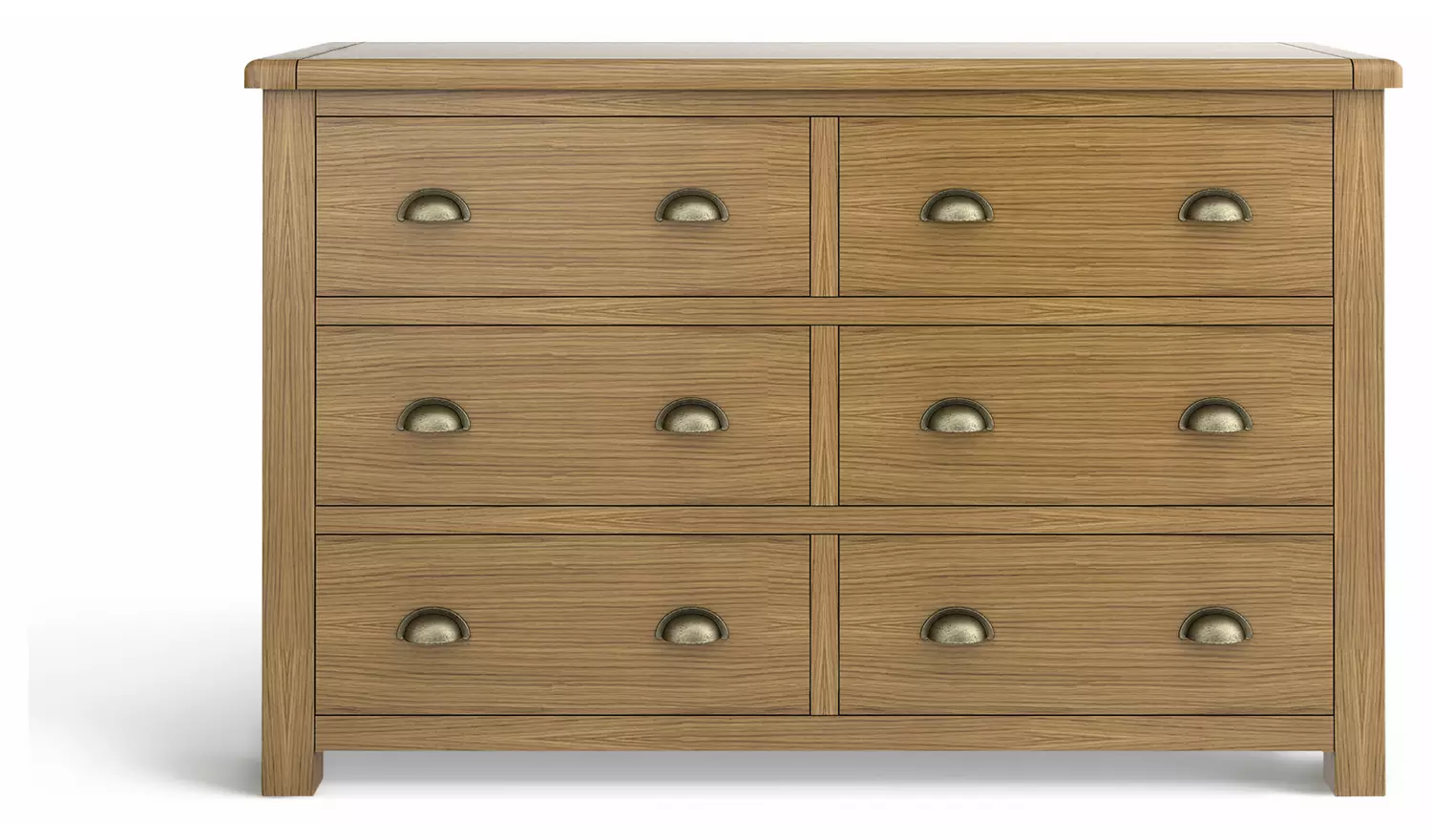Argos Home Kent 6 Drawer Chest - Oak