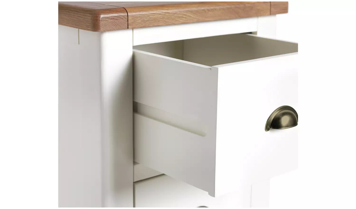 Argos Home Kent 5 Drawer Tallboy - CreamAnd Oak