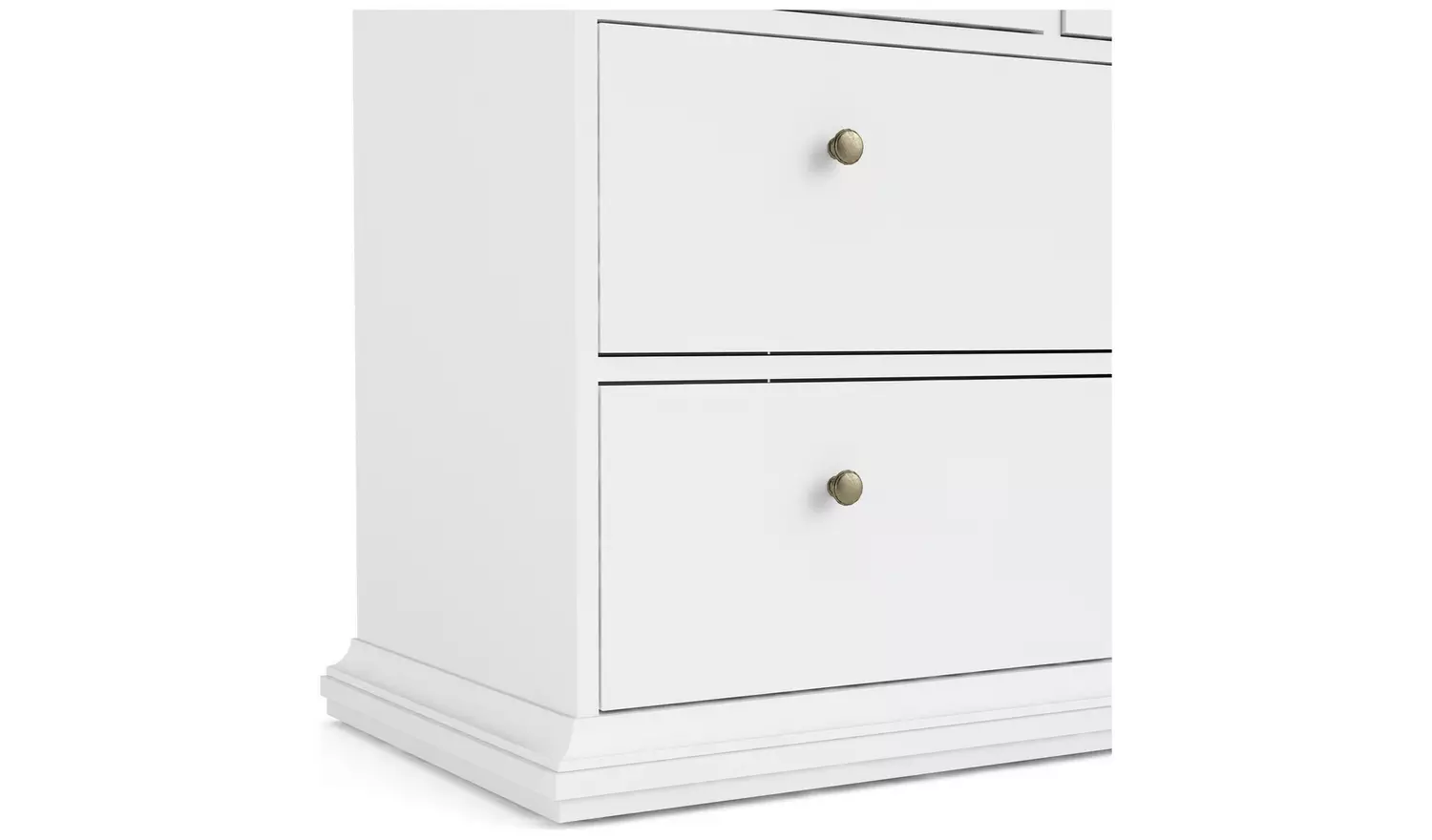 Tvilum Paris 4 Drawer Chest - White