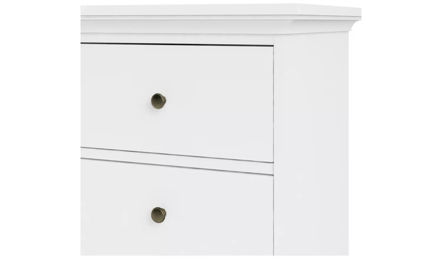 Tvilum Paris 4 Drawer Chest - White
