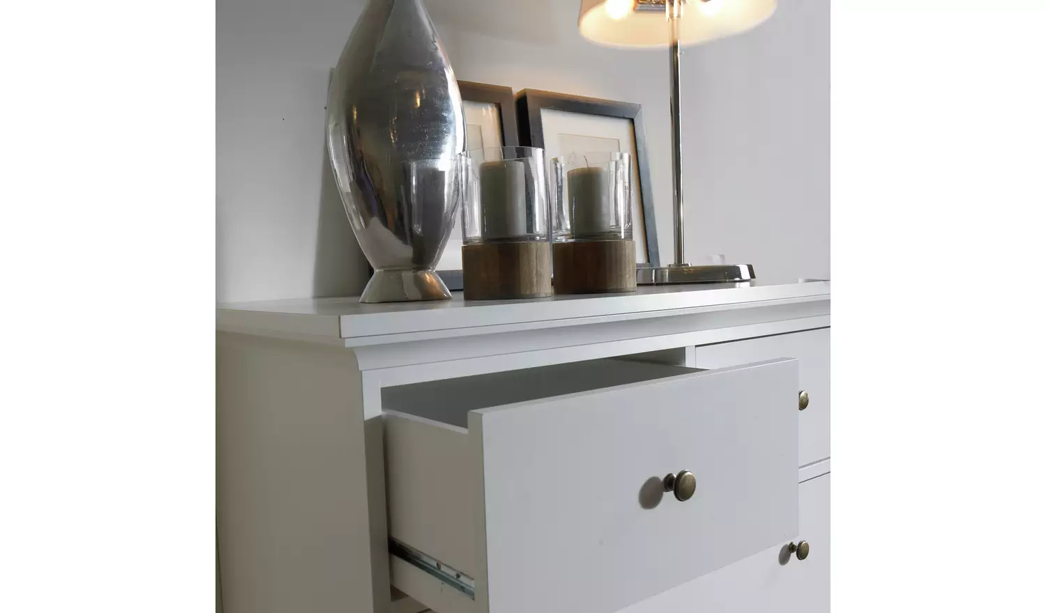 Tvilum Paris 6 Drawer Chest - White