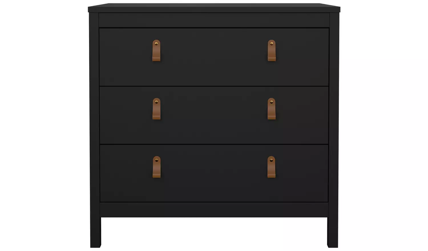 Tvilum Madrid 3 Drawer Chest - Black