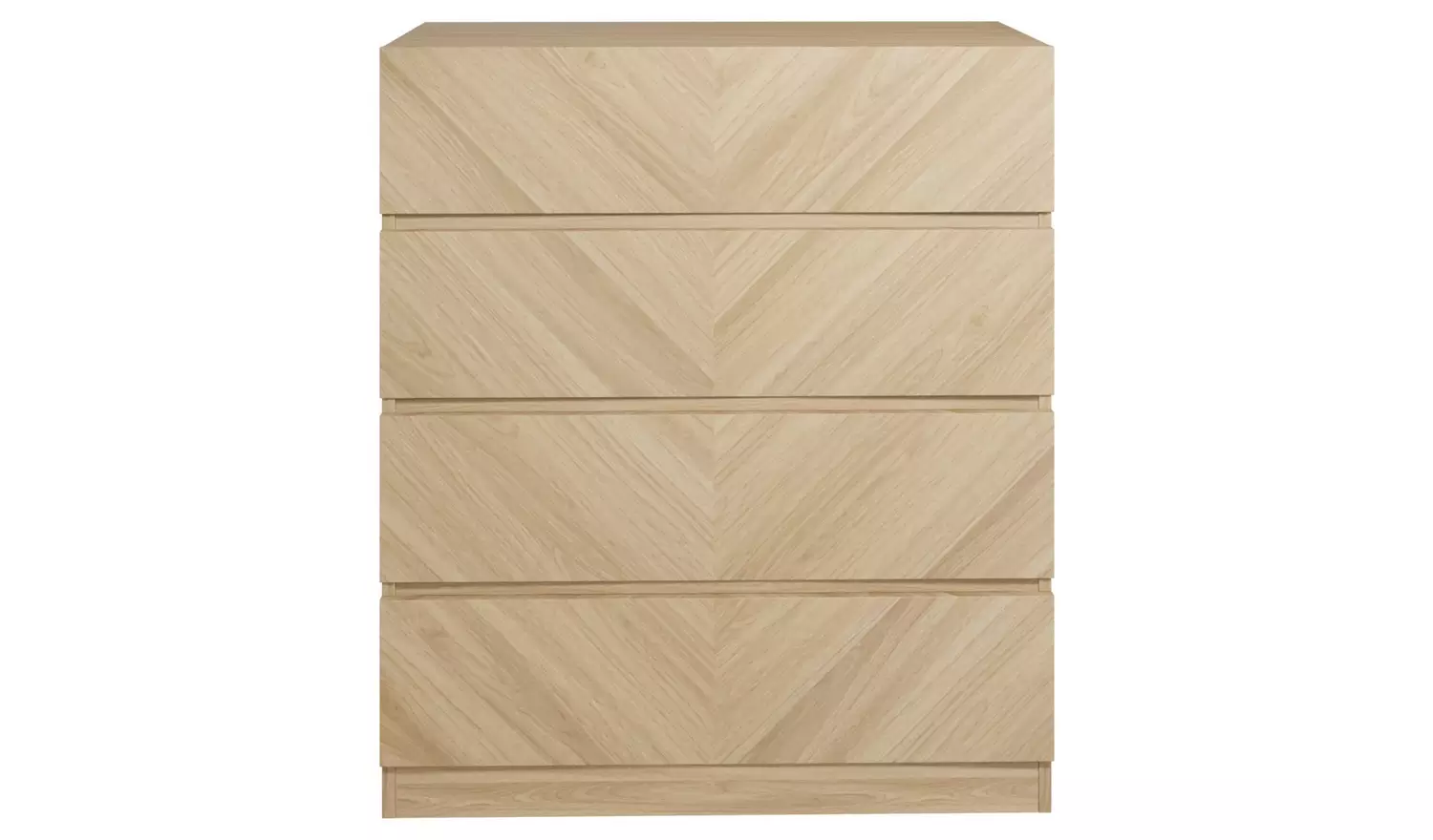 GFW Catania 4 Drawer Chest - Oak