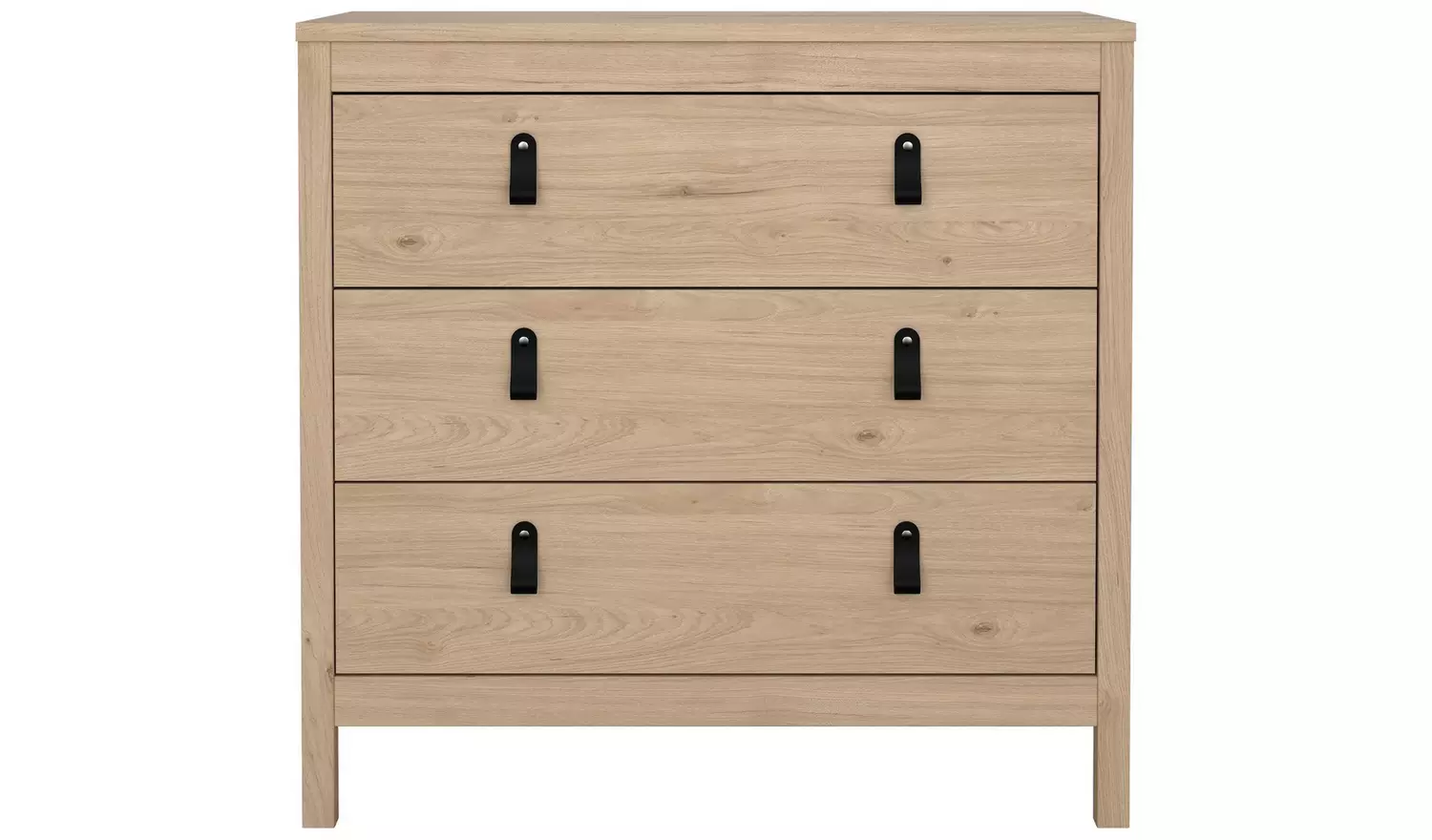 Tvilum Madrid 3 Drawer Chest - Oak