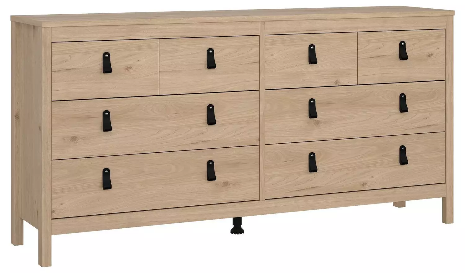 Tvilum Madrid 8 Drawer Chest - Oak