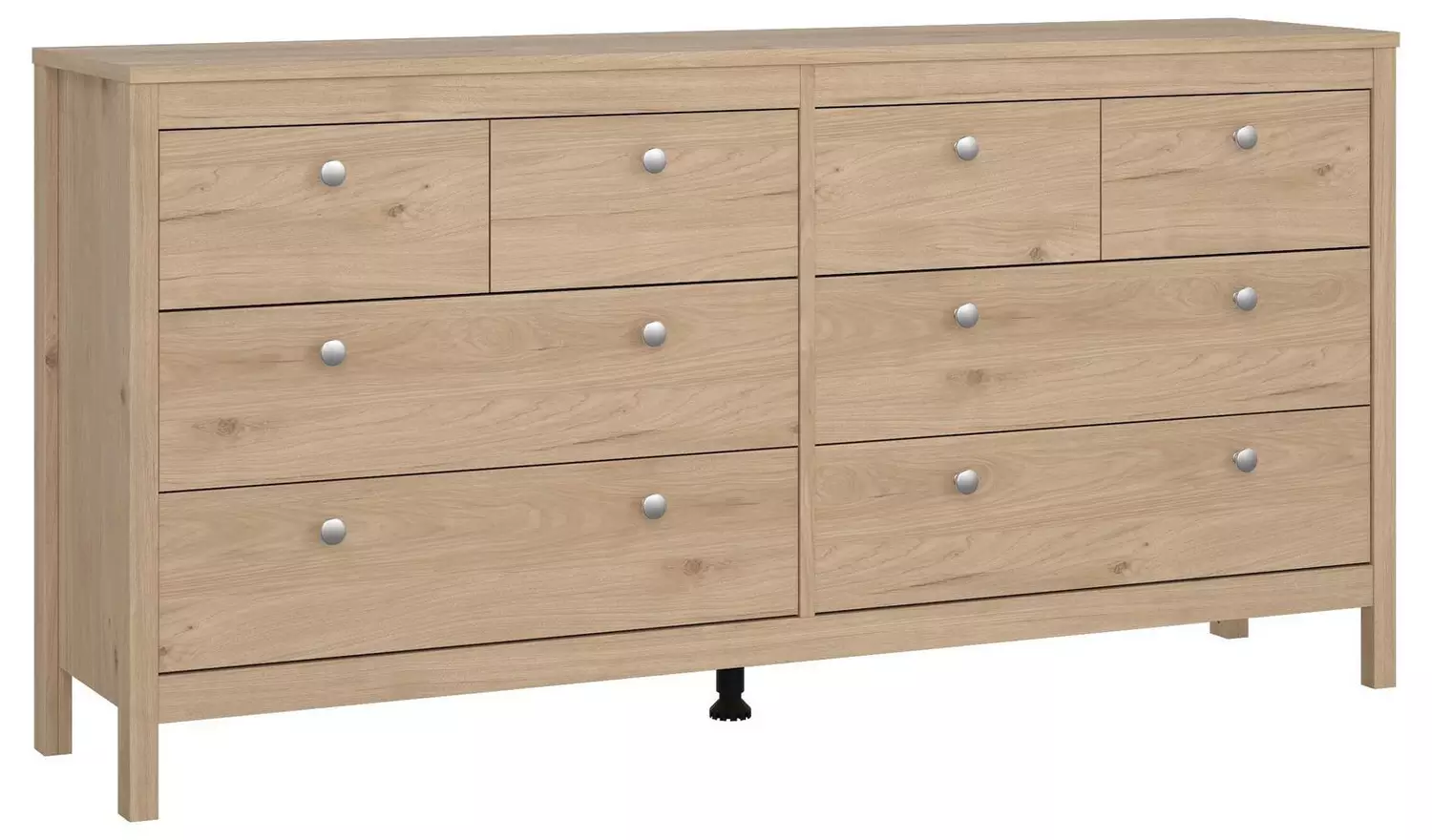 Tvilum Madrid 8 Drawer Chest - Oak