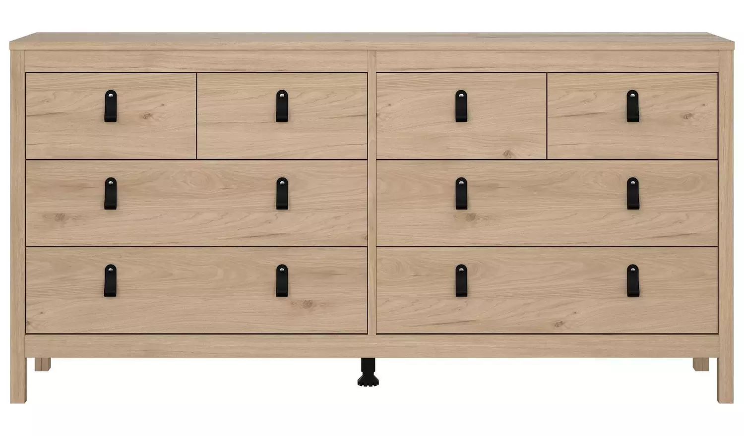 Tvilum Madrid 8 Drawer Chest - Oak