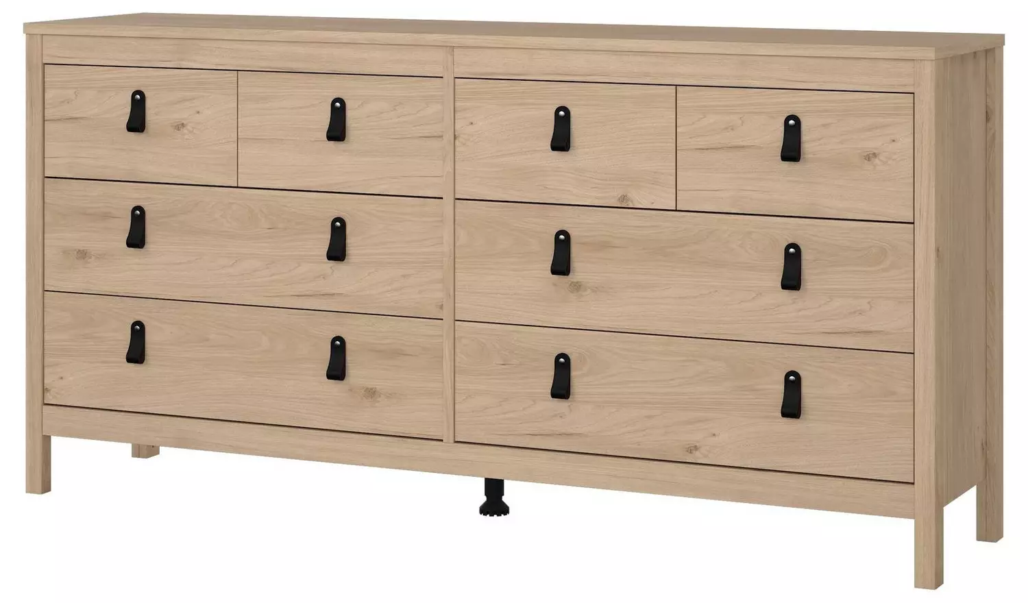 Tvilum Madrid 8 Drawer Chest - Oak