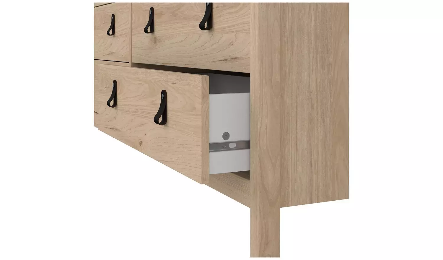 Tvilum Madrid 8 Drawer Chest - Oak