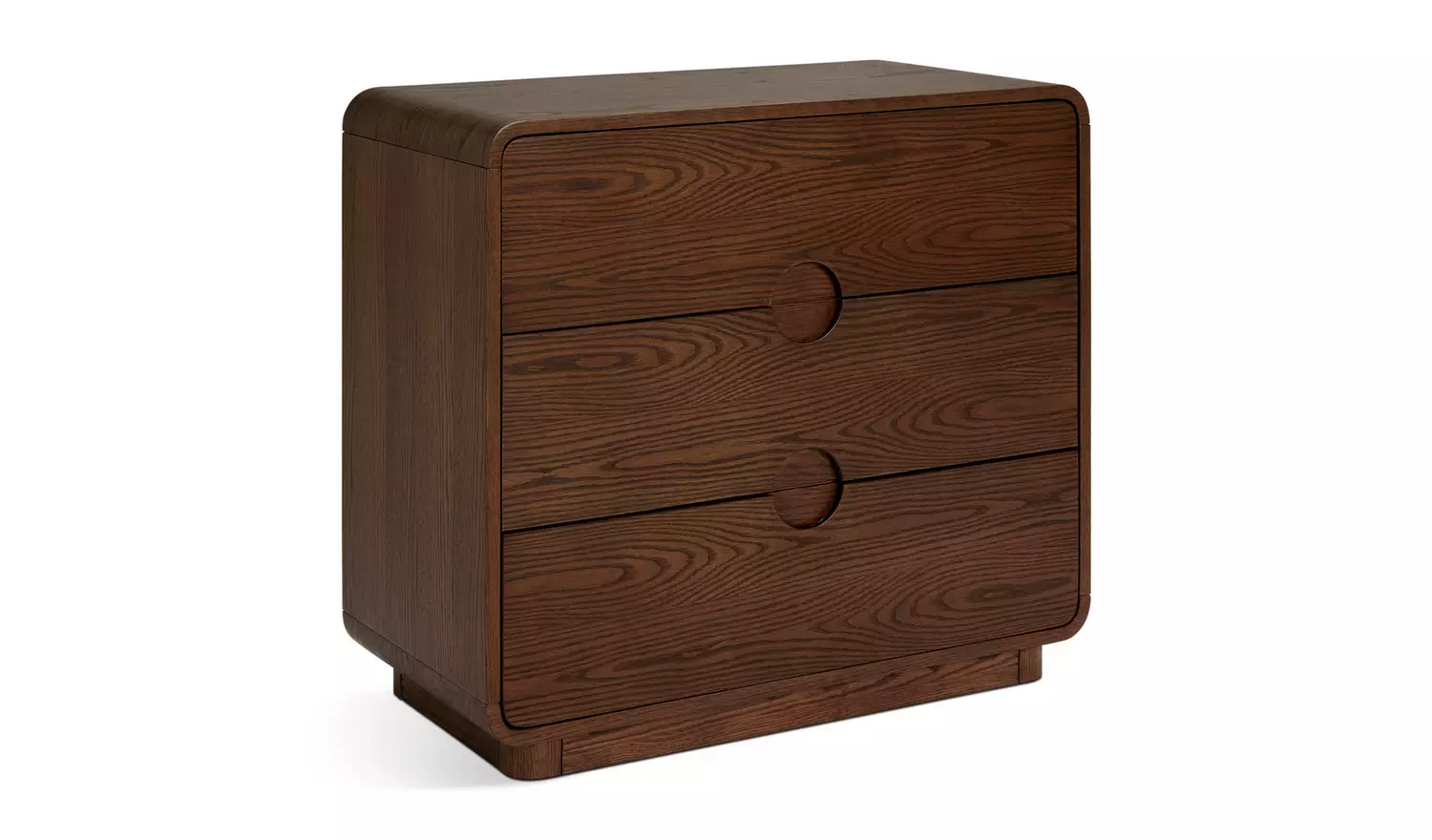 Habitat Adeje 3 Drawer Chest - Walnut