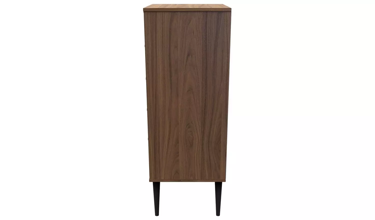 Livara Bergen 5 Drawer Tallboy - Walnut