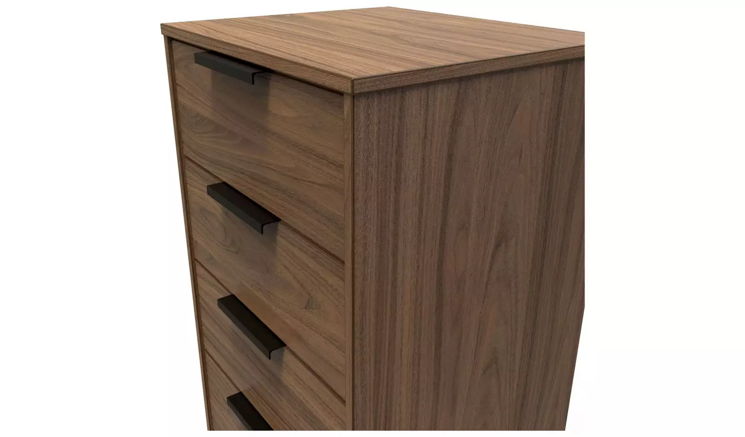 Livara Bergen 5 Drawer Tallboy - Walnut