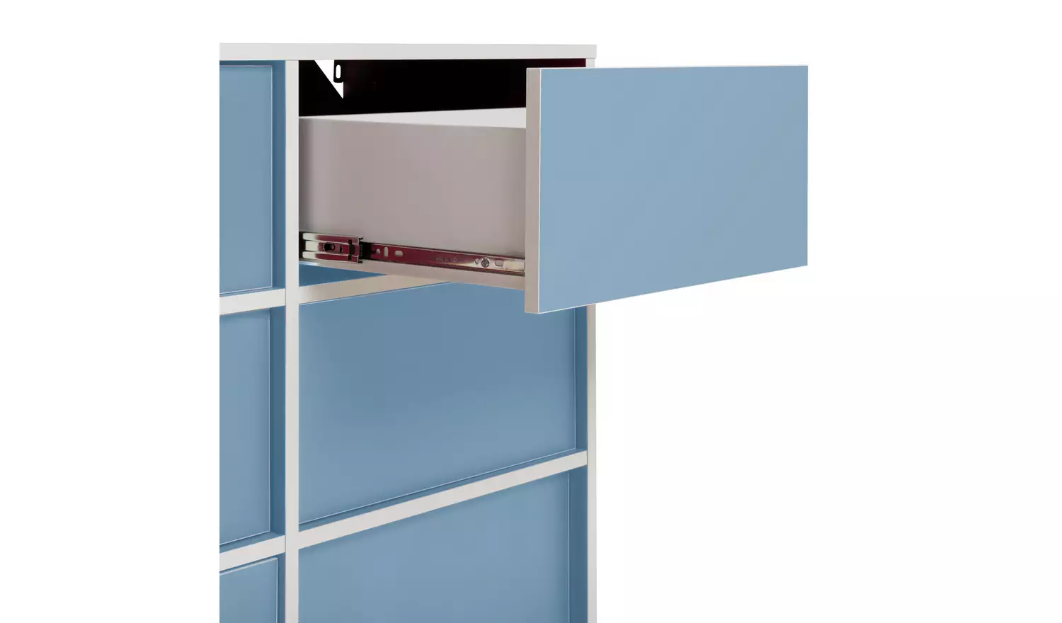 Habitat Edale 6 Drawer Chest - Light Blue