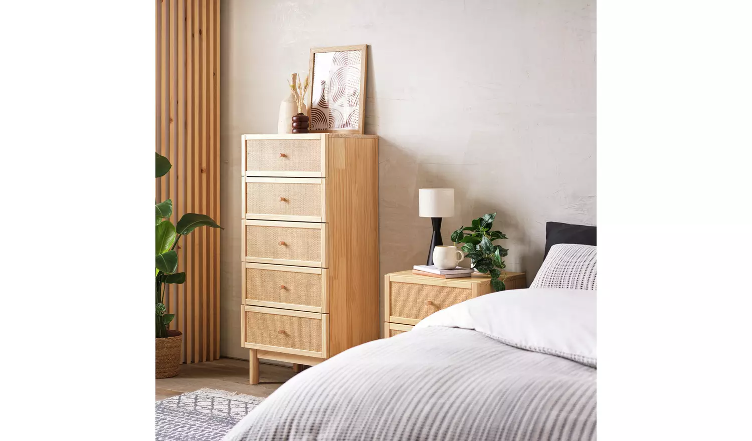 Habitat Simone 5 Drawer Tallboy