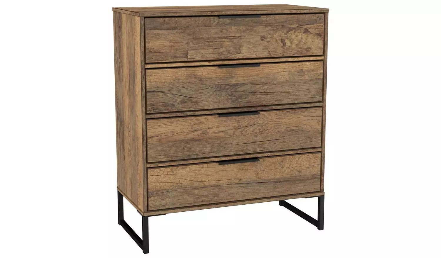 Livara Messina 4 Drawer Chest - Oak