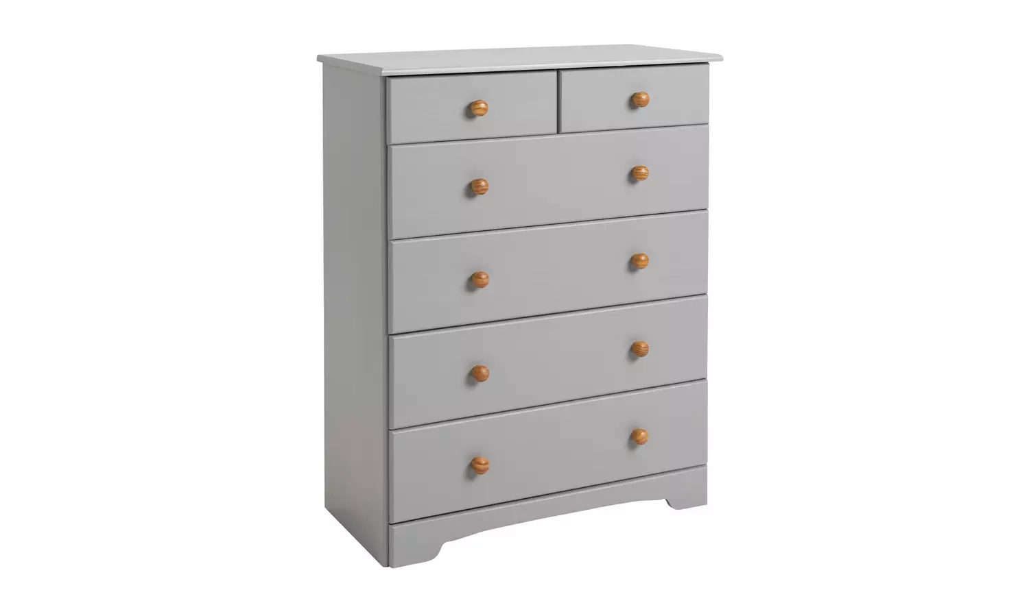 Argos Home Nordic 6 Drawer Chest - Grey