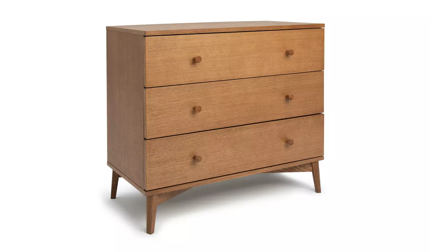 Habitat Kirk 3 Drawer Chest - Walnut