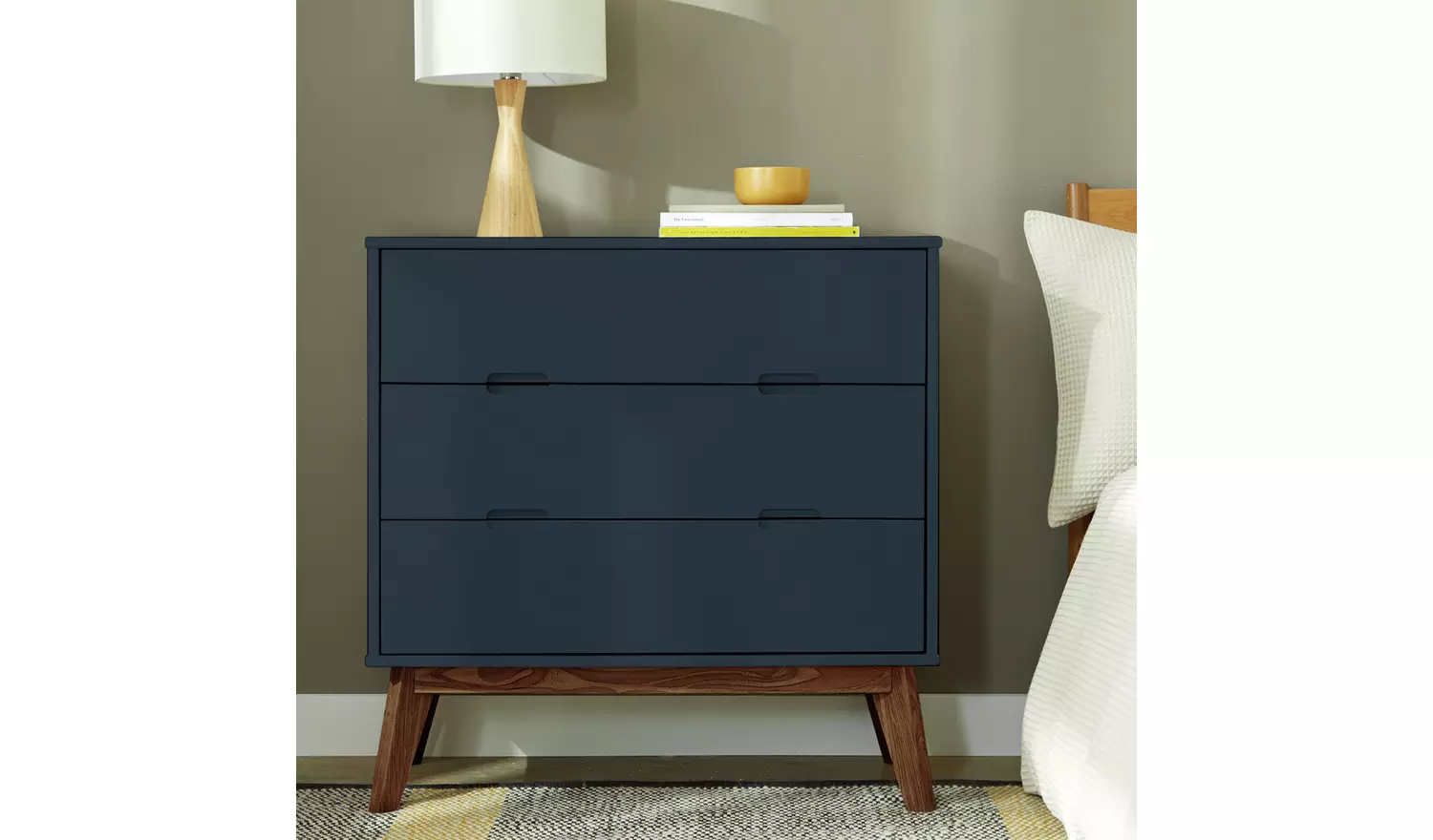 Habitat Pimlico 3 Drawer Chest - Blue