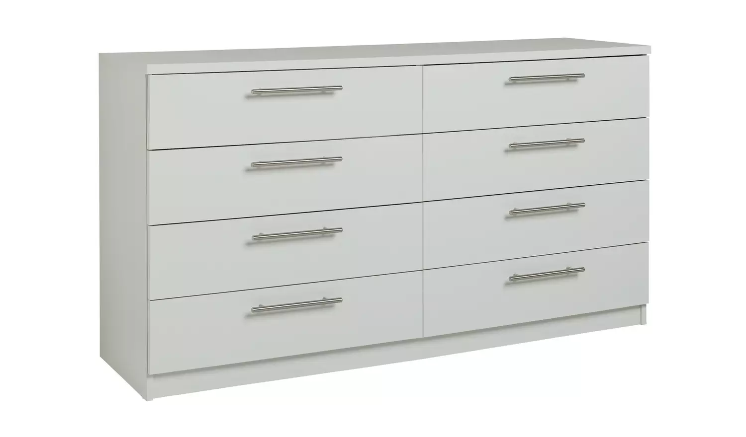 Argos Home Brisbane 8 Drawer Chest - Grey
