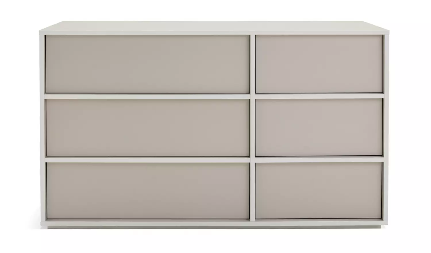 Habitat Edale 6 Drawer Chest - Putty