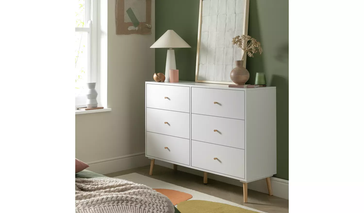 Habitat Otto 6 Drawer Chest - White