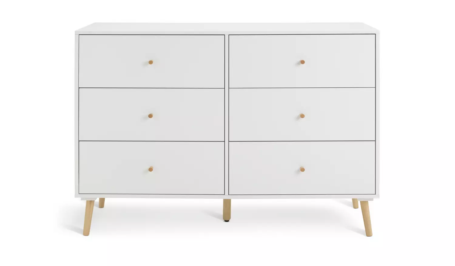 Habitat Otto 6 Drawer Chest - White