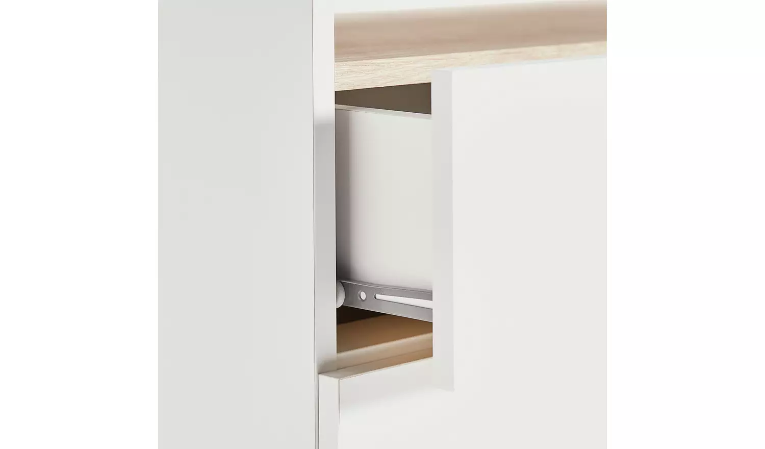 Habitat Skandi 4 Drawer Chest with Shelf - White Two Tone