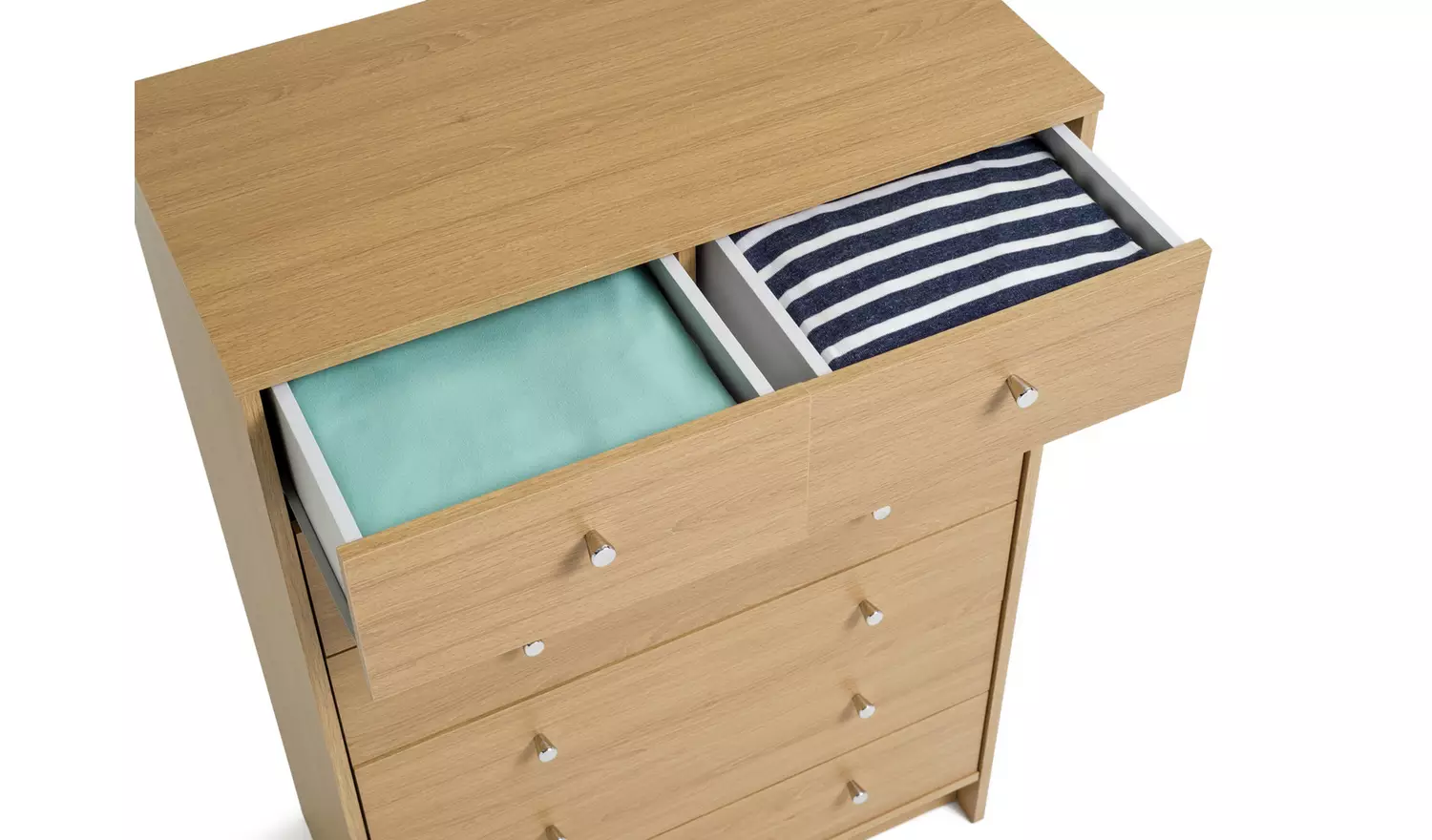 Argos Home Malibu 7 Drawer Chest - Oak Effect