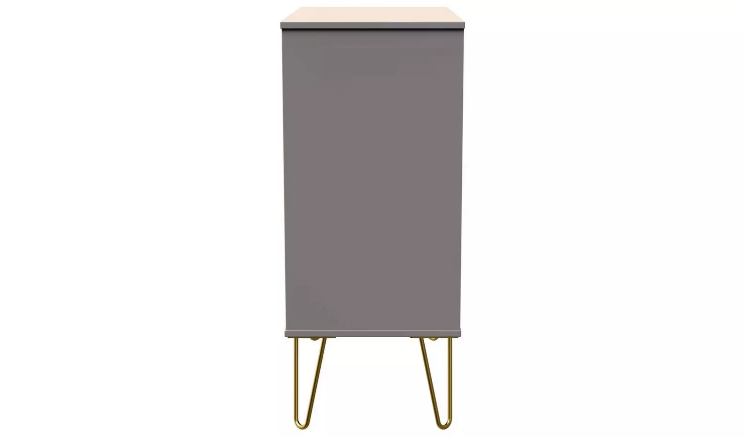 Livara Shimmer 4 Drawer Chest - Beige