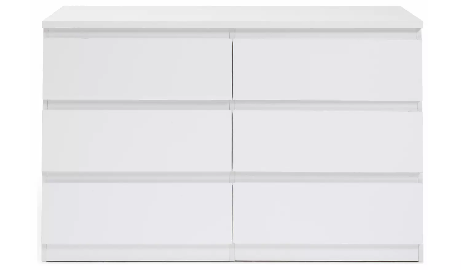 Argos Home Jenson 6 Drawer Chest - White Gloss