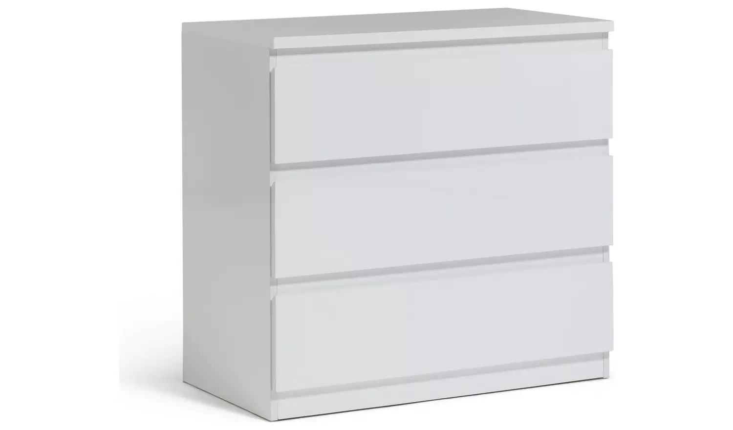 Argos Home Jenson 3 Drawer Chest - White Gloss