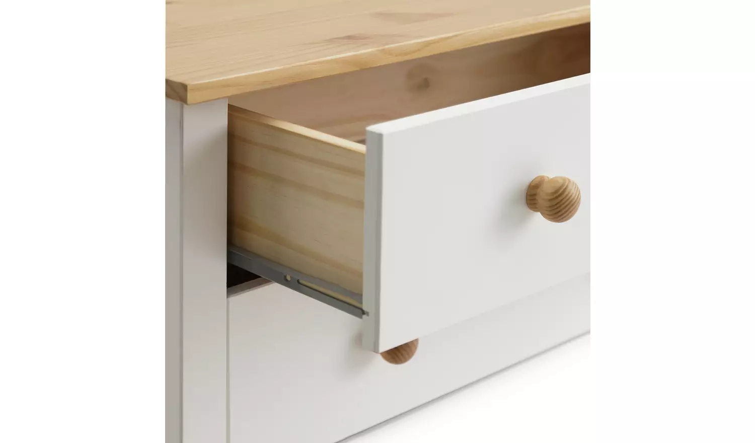 Argos Home Scandinavia 10 Drawer Chest - Pine & White
