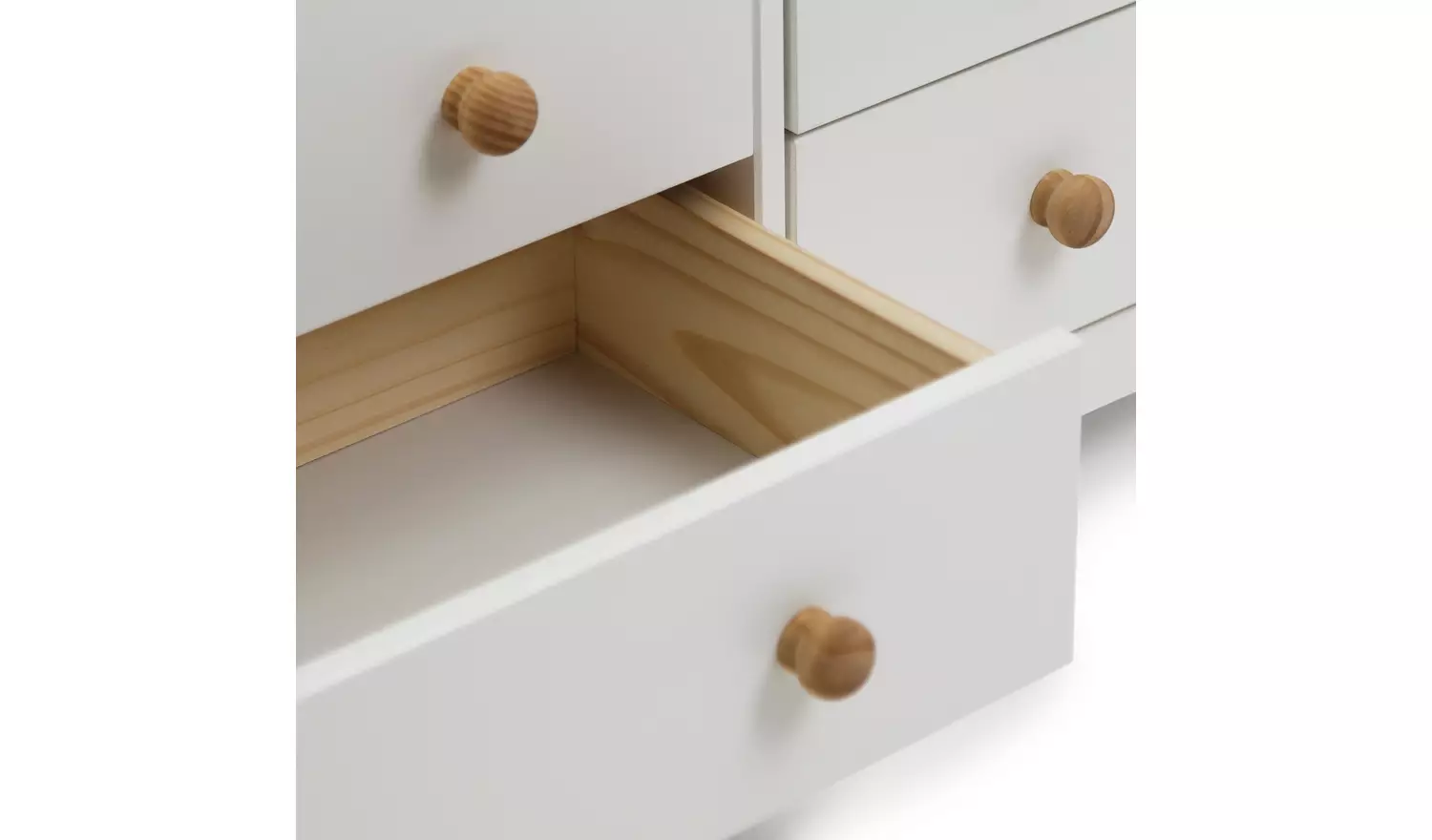 Argos Home Scandinavia 10 Drawer Chest - Pine & White