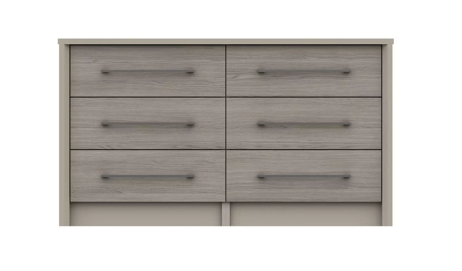 Lancaster 6 Drawer Chest - Grey