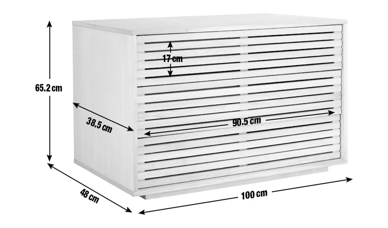 Habitat Max 3 Drawer Chest - Oak