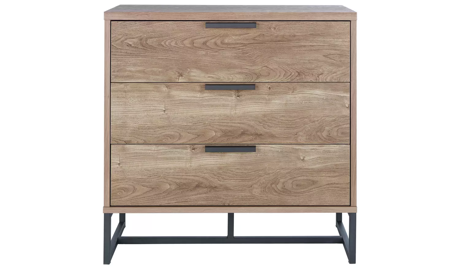 Habitat Nomad 3 Drawer Chest - Oak Effect