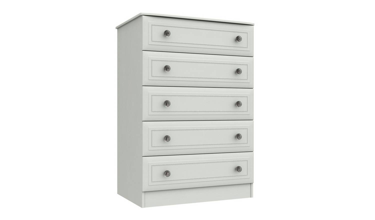 Rendlesham 5 Drawer Chest - White