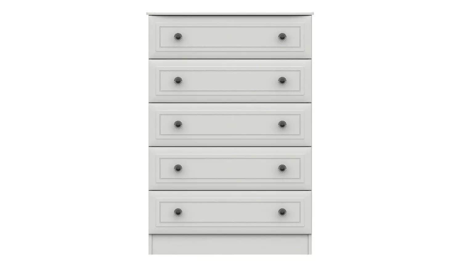 Rendlesham 5 Drawer Chest - White