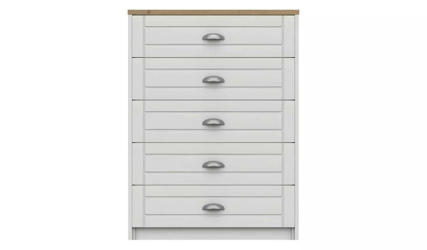 Kielder 5 Drawer Chest - White