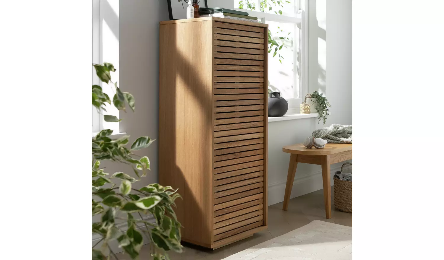 Habitat Max 6 Drawer Tallboy - Oak