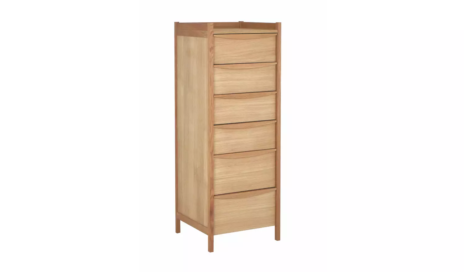 Habitat Derwent 6 Drawer Tallboy - Oak