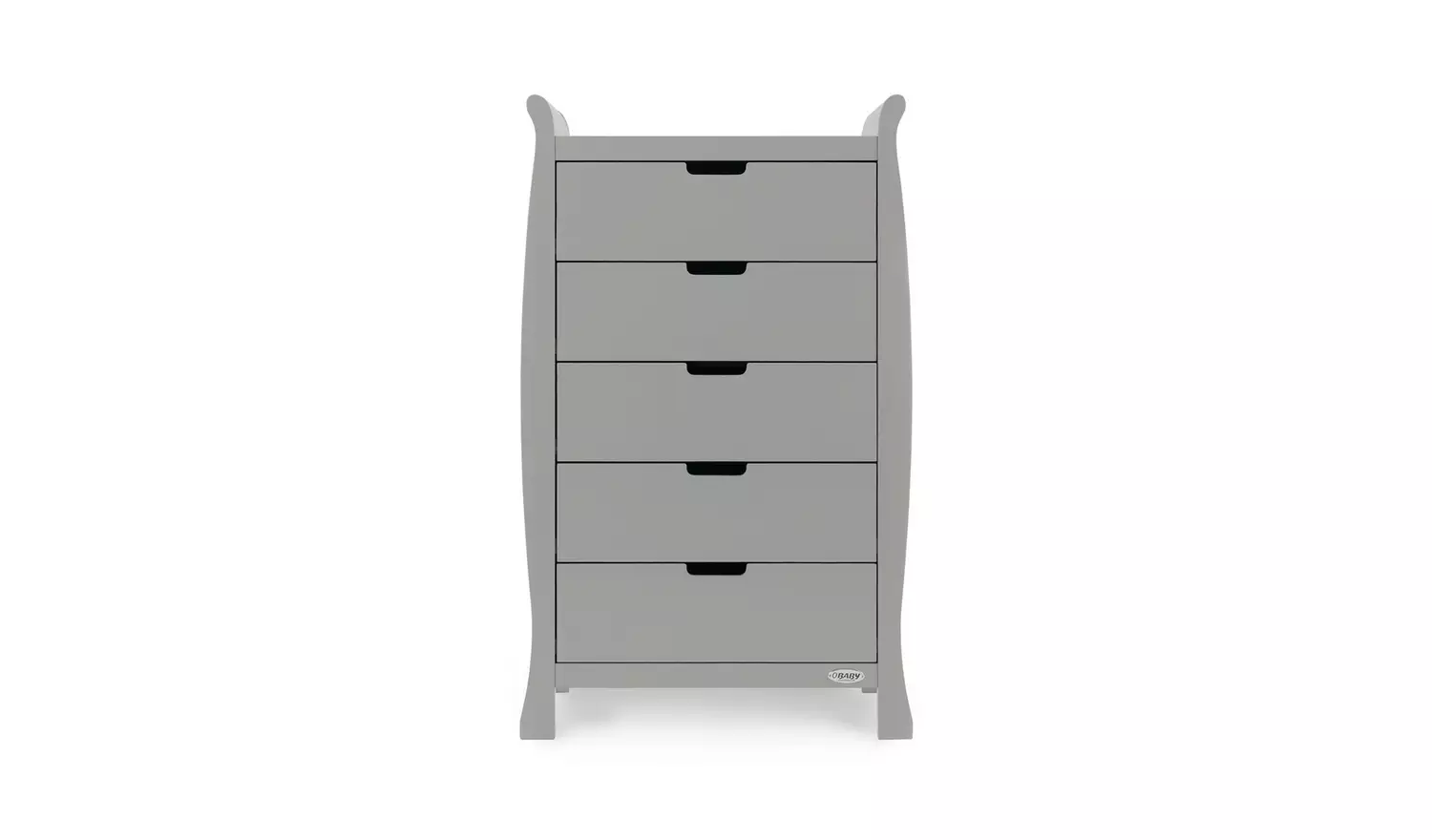Obaby Stamford Tall 5 Drawer Chest - Warm Grey
