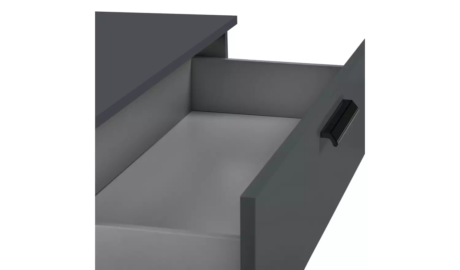 Habitat Munich 4 Drawer Chest - Anthracite