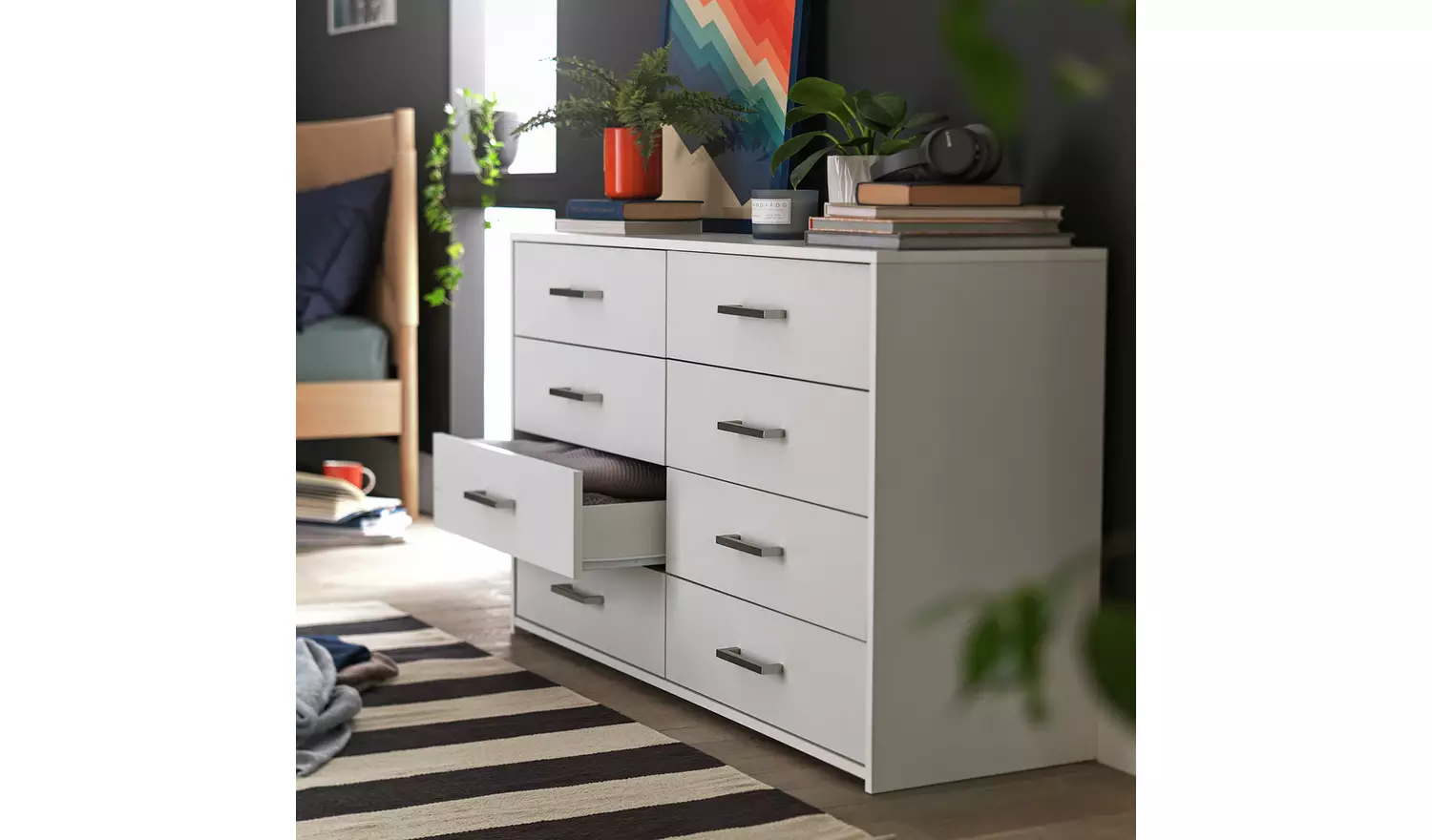 Argos Home Oslo 8 Drawer Chest - White