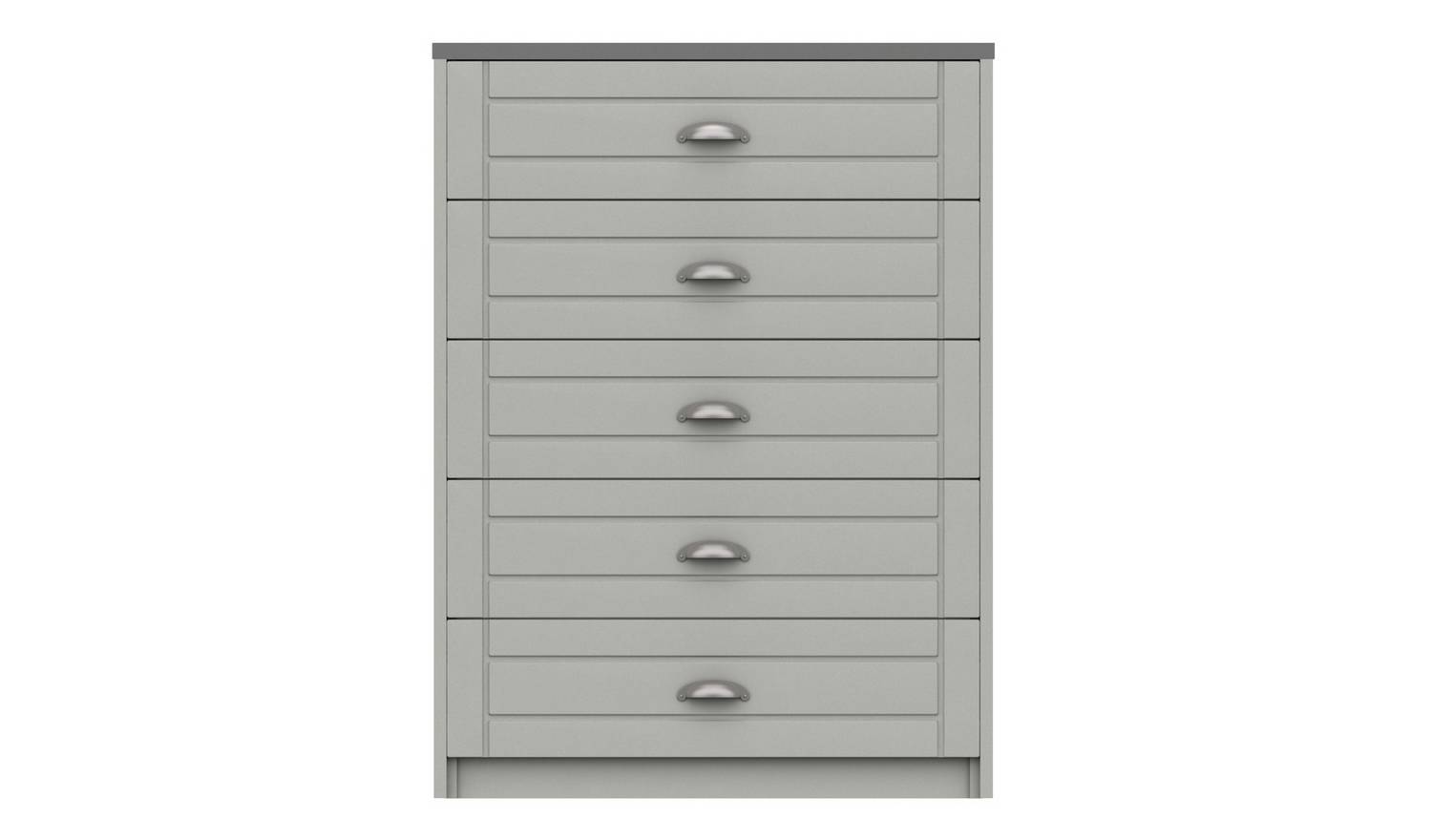 Kielder 5 Drawer Chest - Grey