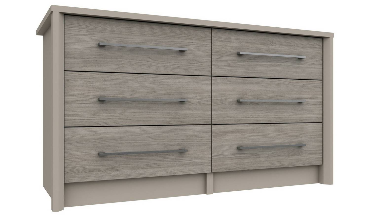 Lancaster 6 Drawer Chest - Grey