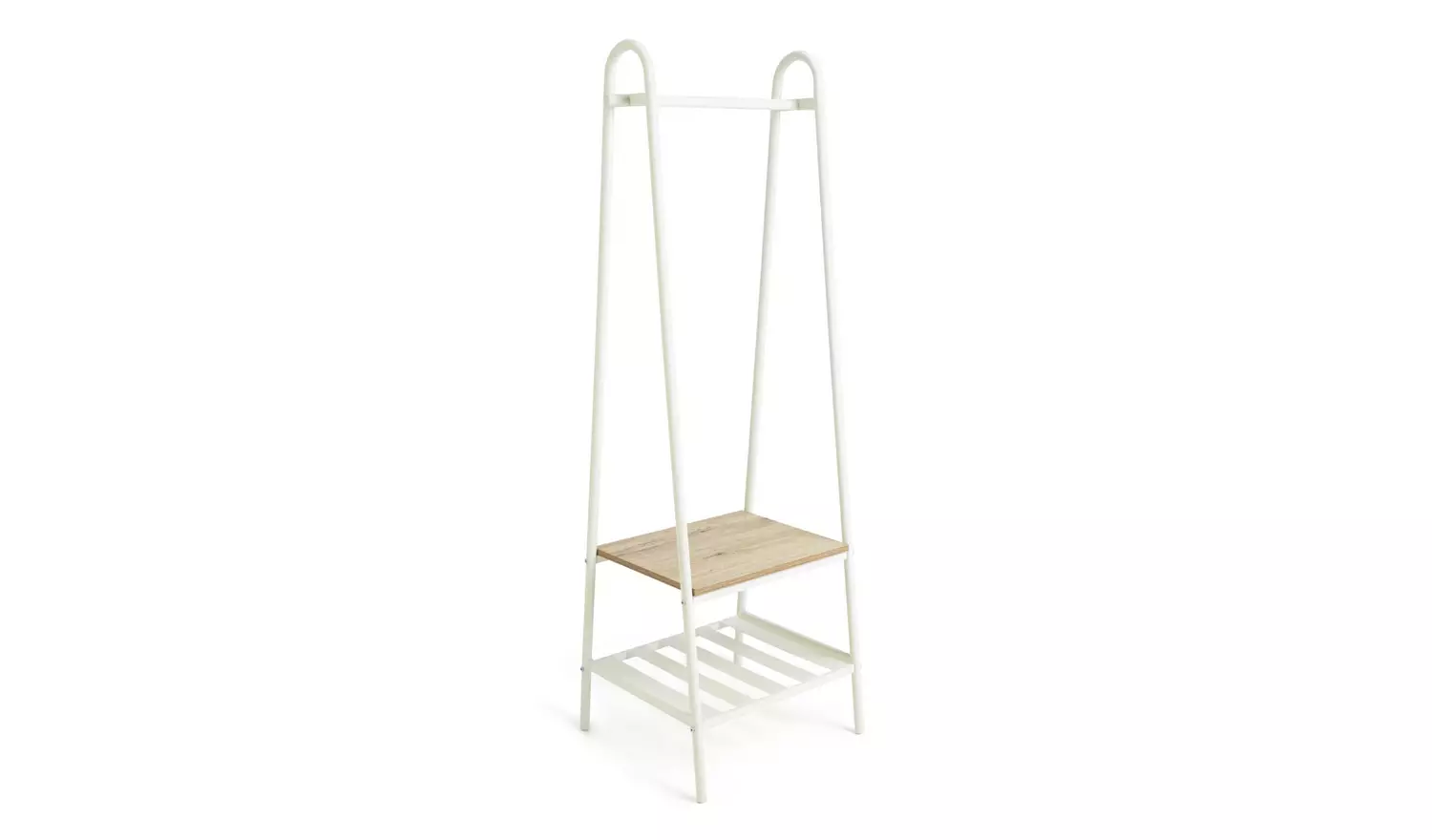 Habitat Turner Single Clothes Rail - White